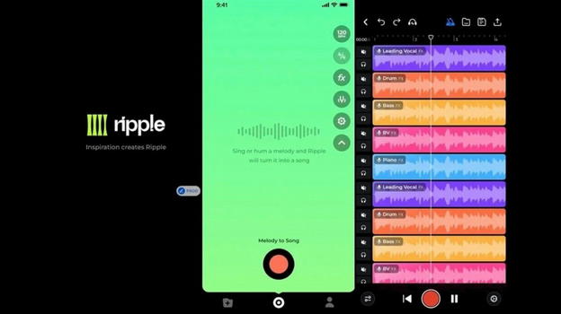 Ripple, l’app di ByteDance per creare musica con l’intelligenza artificiale