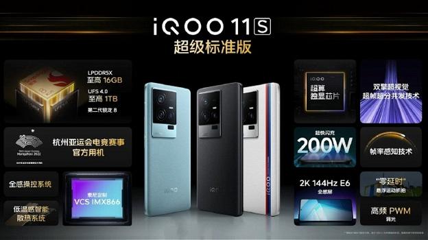 iQOO 11S, il flagship con Snapdragon 8 Gen 2 e ricarica da 200 W