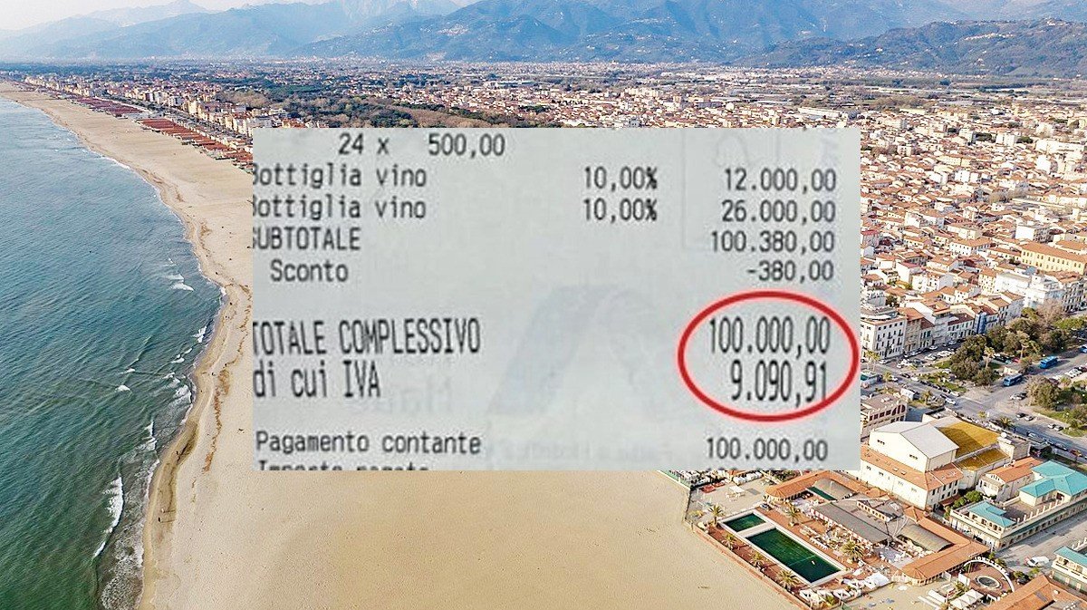 Cena sfarzosa a Viareggio per un armatore straniero, conto da 100mila euro