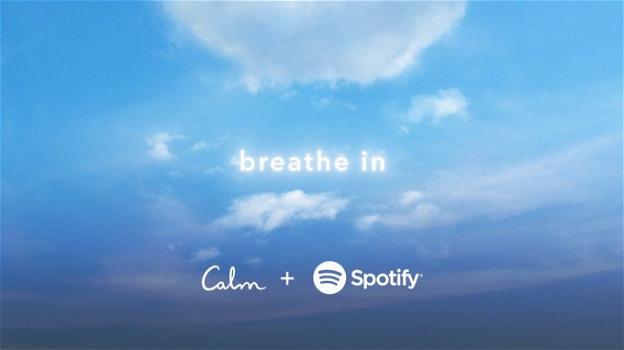 Spotify and Calm, a winning partnership for goodness