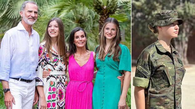 La principessa Leonor di Spagna inizia i tre anni di accademia militare