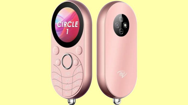 Itel Circle 1: un telefono a pulsanti con schermo rotondo usabile come ciondolo