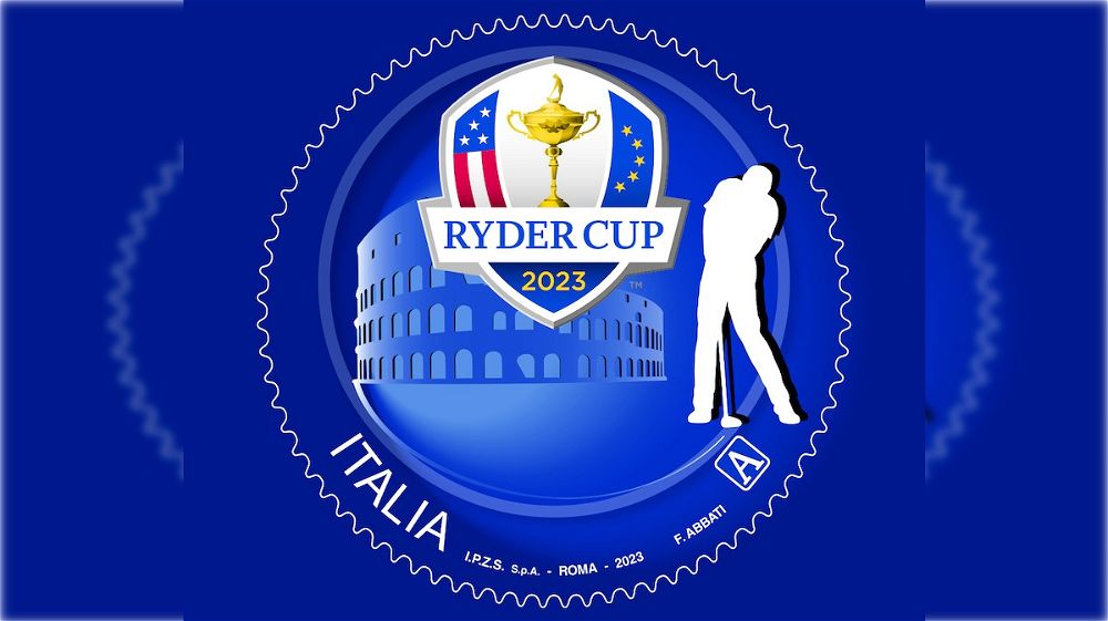 La Ryder Cup di golf 2023 è anche in un francobollo