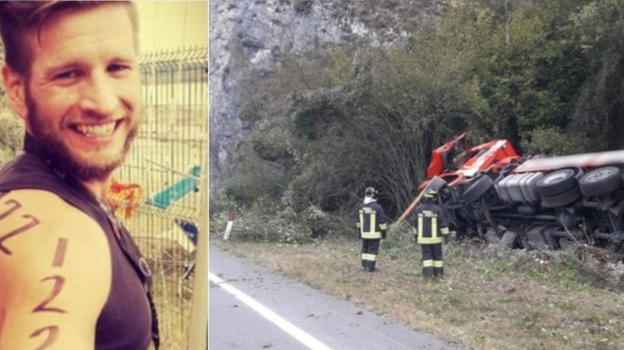 Il cervo salta sulla strada all’improvviso e finisce dentro la cabina del Tir: deceduto il camionista