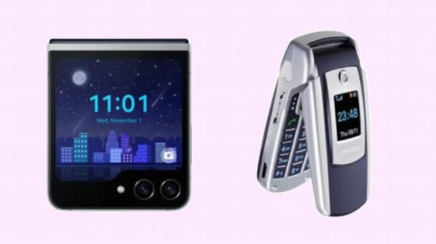 Samsung Galaxy Z Flip 5 Retro un pieghevole che celebra la storia di Samsung