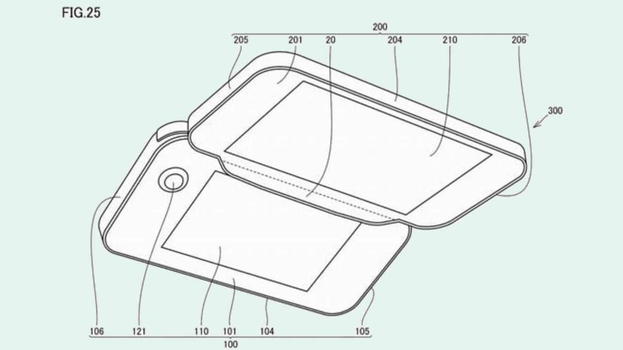 Nintendo brevetta una console pieghevole