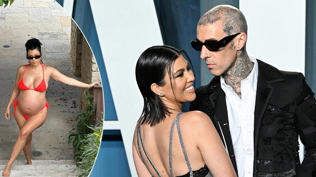 Kourtney Kardashian e Travis Barker dei Blink-182 sono genitori