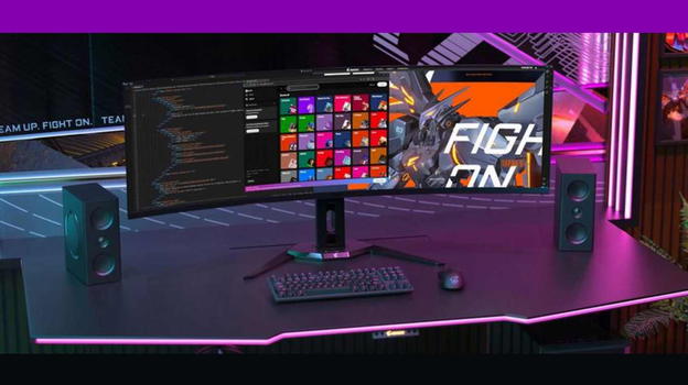 Gigabyte rivoluziona il gaming con l’AORUS C049DQ: monitor QD-OLED curvo e anti burn-in AI