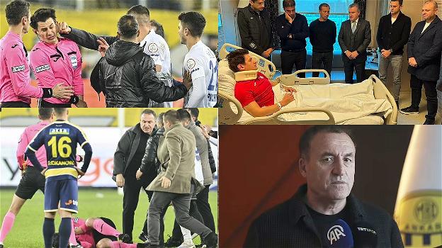 Turchia: arbitro colpito dal presidente della squadra dopo il pareggio al 97esimo