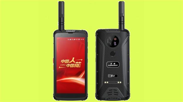 Conquest F5 2024 5G: un rugged smartphone con walkie-talkie