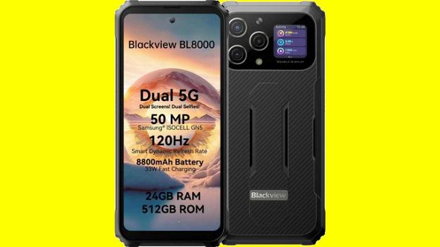 Blackview BL8000: il rugged phone con due schermi e un prezzo da non perdere