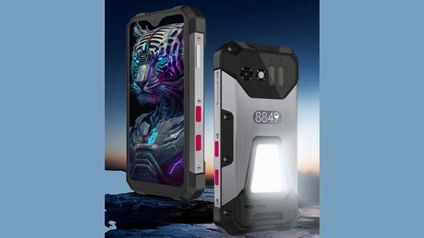 HGJTFANY Cover per Unihertz 8849 Tank 3 Pro + Pellicola in Vetro Temperato ( 6.79), Custodia Protettiva Antigraffio, Morbido TPU Bumper Phone Case per Unihertz 8849 Tank 3 Pro - XT147