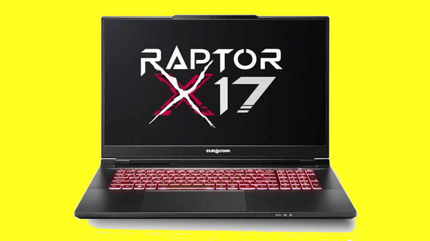 Ufficiale il super computer mobile Eurocom Raptor X17
