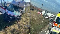 Torino, scontro camion-ambulanza: due feriti