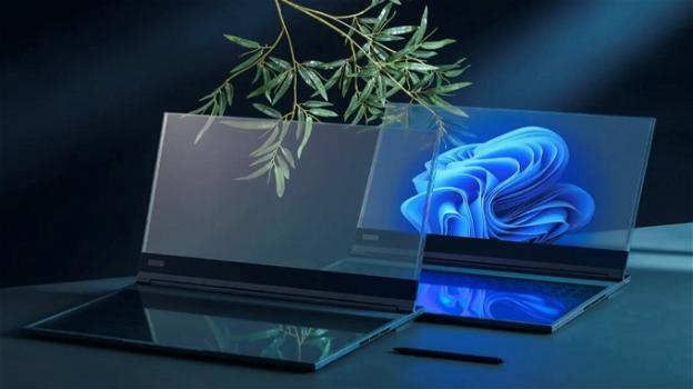 Laptop trasparente Lenovo: un concept innovativo in anteprima al Mobile World Congress 2024