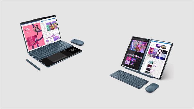 Lenovo Yoga Book 9 13IMU9: il nuovo laptop convertibile con doppio display OLED