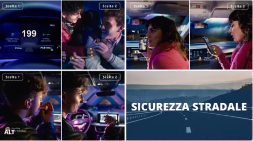 Sicurezza stradale, la gaffe nello spot del ministero dei Trasporti: mancano le cinture di sicurezza