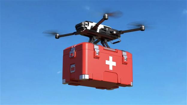 Arresto cardiaco simulato: il drone del 118 con defibrillatore è più rapido dell’ambulanza