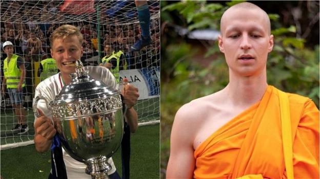 Da calciatore a monaco buddista: la storia di Kevin Lidin