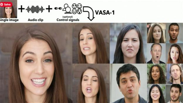 Microsoft rivoluziona la generazione video con VASA-1