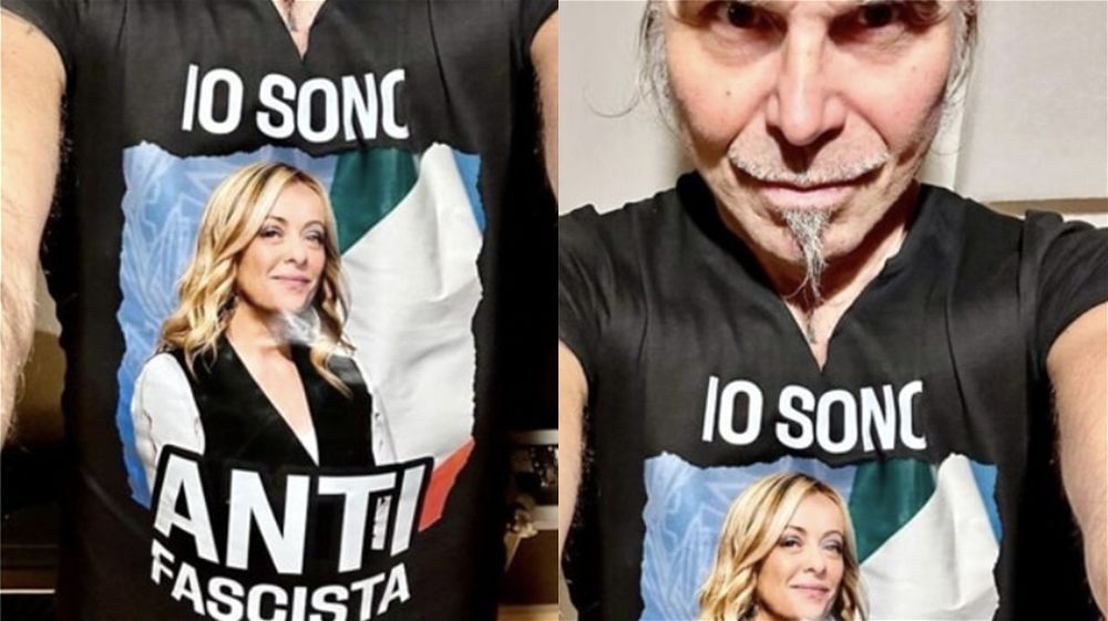 Piero Pelù e la maglietta con Giorgia Meloni antifascista: bufera sui social