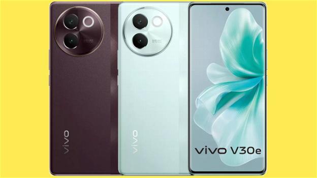 Vivo V30e: il nuovo smartphone con schermo AMOLED curvo e fotocamera potenziata
