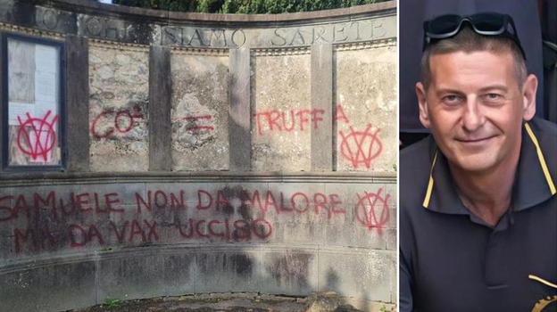 No vax vandalizzano la tomba di Samuele Del Ministro. La vedova: "Vergogna"