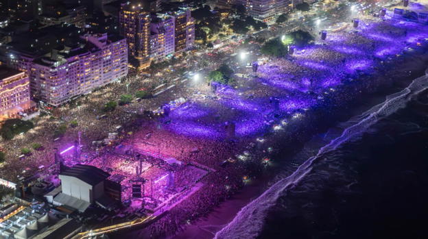 Un milione e 600mila persone al concerto di Madonna a Rio de Janeiro