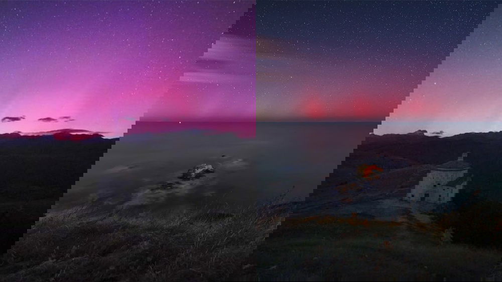 L’effetto aurora boreale colora i cieli d’Abruzzo