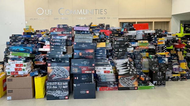 USA, 71enne arrestato per il furto di 3000 scatole di Lego