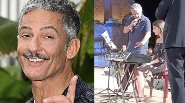 Fiorello si commuove per l’esibizione della figlia al pianoforte