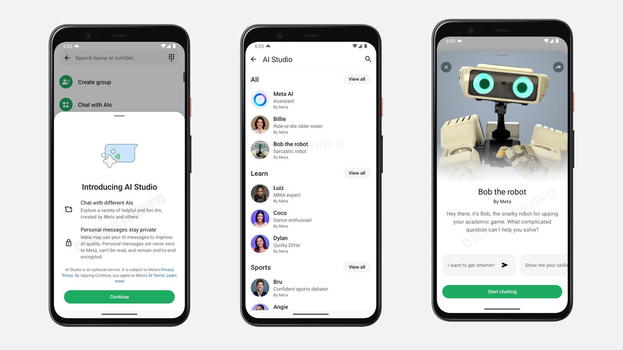 WhatsApp Beta 2.24.15.10: ecco la nuova funzionalità AI Studio con chatbot personalizzati