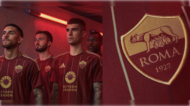 AS Roma, presentata la nuova maglia (home) della prossima stagione