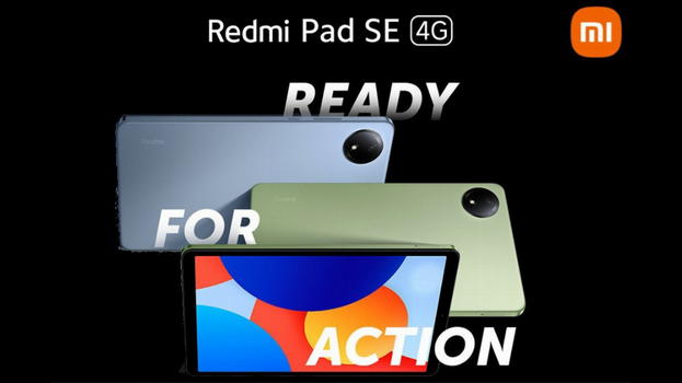 Xiaomi lancia il Redmi Pad SE 4G: tablet da 8,7" con display a 90Hz e MediaTek Helio G85