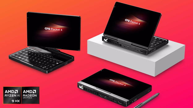 GPD Pocket 4: in arrivo il primo mini notebook con chip AMD Ryzen AI 9 HX 370