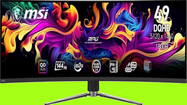 MSI MPG 491CQP: promozionato il monitor gaming QD-OLED da 49 pollici