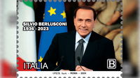 Emesso oggi un francobollo commemorativo per Silvio Berlusconi