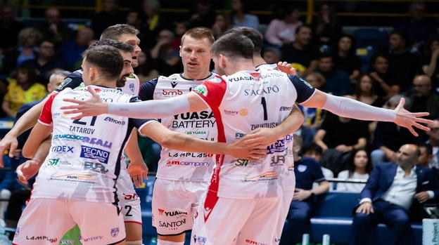 Superlega: Valsa Group Modena vince 3-0 contro Yuasa Battery Grotazzolina