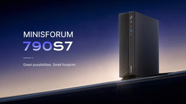 Minisforum 790S7: potenza e versatilità con AMD Ryzen 9 e GPU Desktop a basso profilo