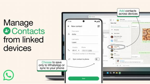 WhatsApp prepara l’aggiunta di contatti da qualsiasi dispositivo
