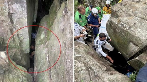 23enne resta incastrata tra le rocce per recuperare il cellulare: salvata dopo 7 ore