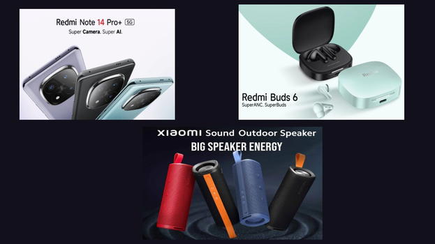 Xiaomi rende global i Redmi Note 14 Pro, Buds 6 e Sound Outdoor Speaker