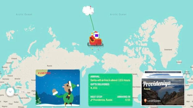 Segui il viaggio di Babbo Natale con Google Santa Tracker: una tradizione natalizia che continua