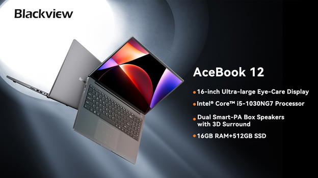 Blackview AceBook 12: un notebook accessibile con prestazioni modeste e sensore di impronte digitali