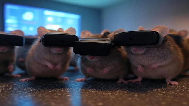 MouseGoggles: la realtà virtuale in miniatura per i topi da laboratorio