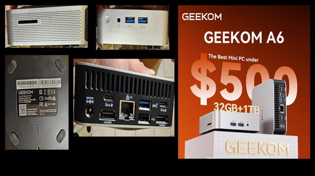 Geekom A6: il mini PC compatto che sorprende per prestazioni e versatilità