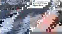 Rider consegna la pizza sotto la neve per una misera mancia, ma un gesto cambia tutto