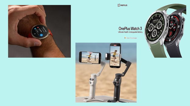 Amazfit Active 2, OnePlus Watch 3, DJI Osmo Mobile 7 e 7P: grande tecnologia tra polso e mani