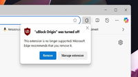 Microsoft Edge dice addio a uBlock Origin: la fine è davvero imminente?