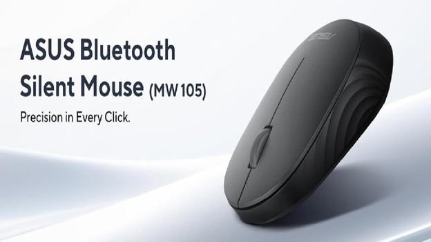 ASUS lancia il Bluetooth Silent Mouse MW105, un accessorio compatto e silenzioso